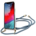 Guess GUHCP12MCRTVSBL iPhone 12/12 Pro 6,1" blue hardcase Script Vintage - imagine 5