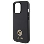 Guess GUHCP13LPS4DGPK iPhone 13 Pro 6.1" black hardcase Strass Metal Logo - imagine 6