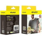 AWEI B926BL Bluetooth sports headphones black magnetic - imagine 3