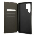 Guess GUBKS22LG4GFBR S22 Ultra S908 brown book 4G Metal Gold Logo - imagine 6