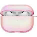 Case UNIQ Iridescia for AirPods Pro 2 Hang Case pink prism - imagine 2