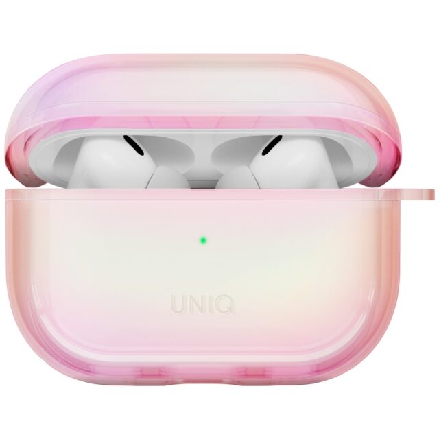 Case UNIQ Iridescia for AirPods Pro 2 Hang Case pink prism - imagine 2