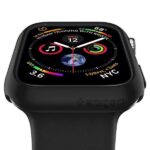 Spigen Thin Fit  Apple Watch 4/5/6/7/SE/SE 3  44/45mm  black 062CS24474 - imagine 2