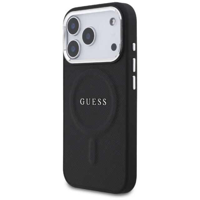 Guess Classic Logo MagSafe Case for iPhone 17 Pro Black - imagine 2