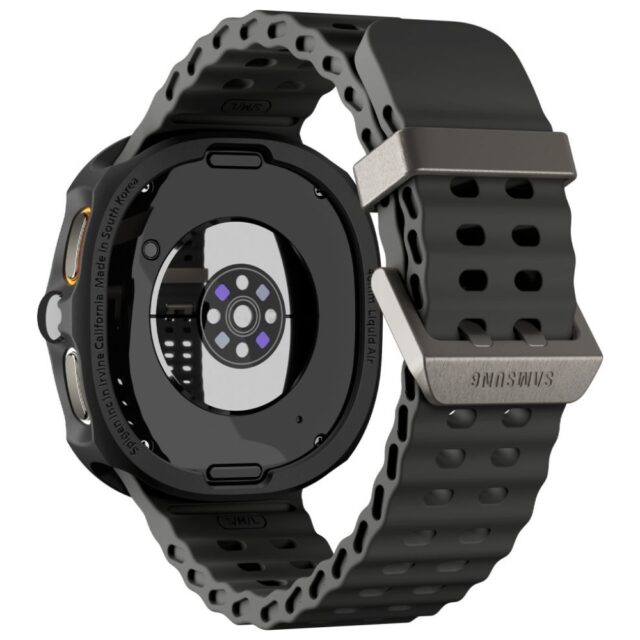 Case Spigen Liquid Air for Samsung Galaxy Watch 8 40mm black - imagine 3