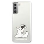 Karl Lagerfeld KLHCS21MCFNRC S21+ G996hardcase transparent Choupette Fun - imagine 3