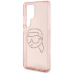 Case Karl Lagerfeld Rhinestones K. Head Logo for Samsung Galaxy S25 Ultra pink - imagine 6