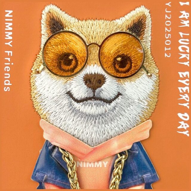 Etui Nimmy Glasses Cool Dog do iPhone 17  Pro pomarańczowy - imagine 6