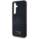 Case Red Bull Leather Meshed Debossed Bull MagSafe for Samsung Galaxy S25 navy - imagine 6