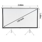 Extralink Projection Screen 120", 16:9, 266x149cm, PVC, semi-automatic rolling - imagine 3