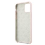 Guess GUHCN61LS4GLP iPhone 11 6,1 / Xrlight pink hard case Silicone 4G Tone On Tone - imagine 4