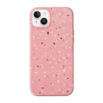 UNIQ Coehl Terrazzo Case iPhone 14 / 15/ 13 6,1" coral pink