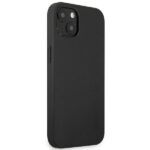 AMG AMHCP14SDOLBK iPhone 14 / 15 / 13 6.1" black hardcase with Leather Hot Stamped design - imagine 4