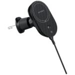 Car mount with wireless charger PITAKA MagEZ Pro 2 Qi2 15W NFC MagSafe black grey - imagine 6