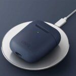 UNIQ Lino Case AirPods 1/2 gen.Silicone beige ivory - imagine 9