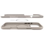 Spigen Silicone Fit MAG MagSafe case for iPhone 17 Pro stone - imagine 6