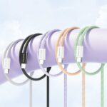 AWEI CL-219T USB-C to USB-C60W black iPhone 15 cable - imagine 6