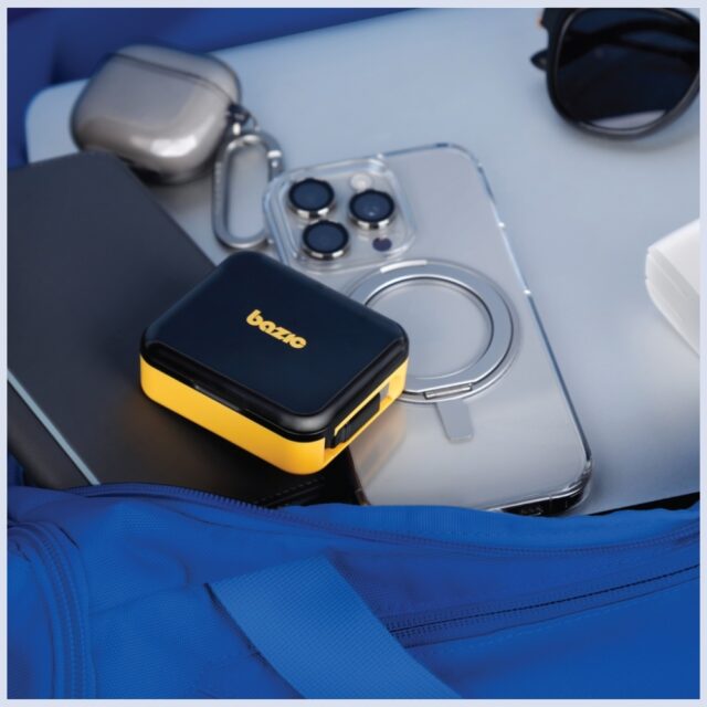 Cable Bazic GoCharge Loop 5in1 Lightning, USB-A, Micro USB 1m black - imagine 7