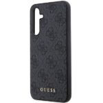 Guess GUHCS23FEG4GFGR S23 FE S711 grey hardcase 4G Metal Gold Logo - imagine 6