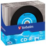 CD-R Verbatim DATA VINYL 700MB SLIM 10pcs 43426