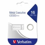 Verbatim USB-A 2.0 Metal Executive Flash Drive 16GB silver 98748 - imagine 4