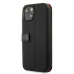 Ferrari FESAXFLBKP13SBK iPhone 13 mini 5,4" black book On Track Carbon Stripe - imagine 4