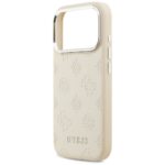 Guess Peony Hot Stamp Script MagSafe Case for iPhone 17 Pro Beige - imagine 6