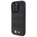 BMW BMHMP16X23PUSPK iPhone 16 Pro Max 6.9" black hardcase M Perforated And Stitched Line MagSafe - imagine 2
