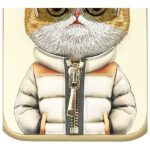 Nimmy case iPhone 16 6.1" khaki Cool&Cute 2.0 Cat - imagine 9
