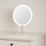 Extralink | Makeup mirror | white illuminated round - imagine 3