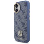Case Guess 4G Strass Logo MagSafe for iPhone 17 blue - imagine 2