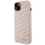 Karl Lagerfeld KLHCP15MPQKPMP iPhone 15 Plus / 14 Plus 6.7" pink hardcase Quilted K Pattern - imagine 2