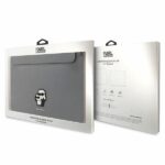 Karl Lagerfeld Sleeve KLCS14SAKCPMG 14" silver Saffiano Karl&Choupette - imagine 4