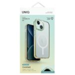 UNIQ case Combat Duo iPhone 15 / 14 / 13 6.1" Magclick Charging sea green-soft yellow - imagine 2