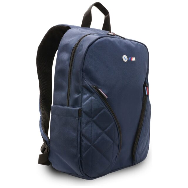 Backpack BMW Nylon Pockets & Metal Logo 16" navy - imagine 3