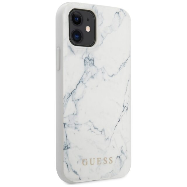 Guess GUHCP12SPCUMAWH iPhone12 mini 5,4" white hardcase Marble - imagine 7