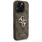 Guess 4G Strap 4G Classic Logo Case for iPhone 16 Pro Brown - imagine 4