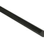 Extralink | Cable organizer | 1U with brush, black