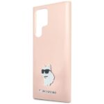 Karl Lagerfeld KLHCS23LSMHCNPP S23 UltraS918 pink Silicone Choupette Metal Pin - imagine 6