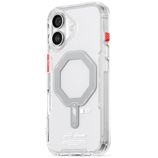 Skinarma Saido Case for iPhone 17 Magnetic Charging Transparent - imagine 2