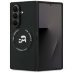 Case Karl Lagerfeld Karl&Choupette Logo  MagSafe for Samsung Galaxy Z Fold7 black