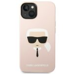 Karl Lagerfeld KLHMP14MSLKHLP iPhone 14 Plus / 15 Plus 6,7" hardcase jght pink Silicone - imagine 3