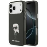 Karl Lagerfeld IML Aquarelle Karl & Logo MagSafe Case for iPhone 17 Pro Max Black