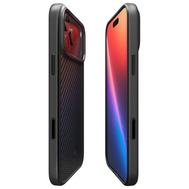 Spigen Enzo Aramid "T" Mag MagSafe Case for iPhone 17 Pro Max Black - imagine 6