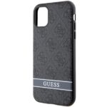 Guess GUHCN61P4SNK iPhone 11 / Xr grey hardcase 4G Stripe - imagine 6