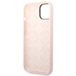 Guess GUHCP14MSLTGP iPhone 14 Plus/ 15 Plus 6.7" pink hardcase Silicone Triangle - imagine 7