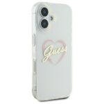 Guess GUHCP16SHCHGSPT iPhone 16 6.1" transparent hardcase IML Heart - imagine 4