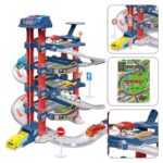 Extralink Kids Car Parking, Garage with Electric Lift for Toy Cars - imagine 3