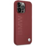 BMW BMHMP15XSLBLRE iPhone 15 Pro Max 6.7" red hardcase Silicone Big Logo MagSafe - imagine 4