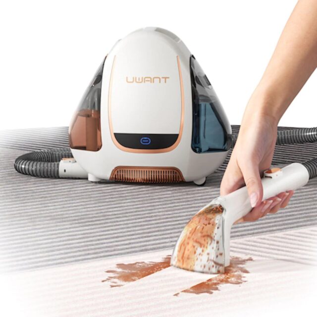UWANT B100-S | Washing vacuum cleaner | for cleaning carpets, sofas, upholstery, car, 450W, 12000 Pa, 1800ml tank - imagine 3
